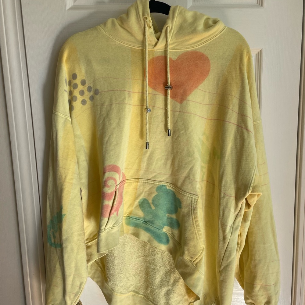 Collina Strada Yellow Graphic Hoodie - Picture 7 of 12